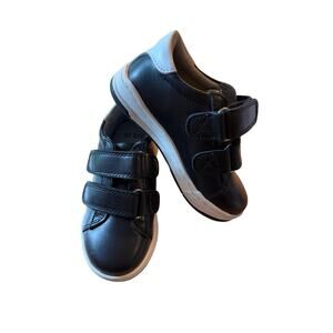 NWOB Ruby Genuine Leather Black & White Hook & Loop Size 26 EU 9.5 US‎ Sneaker